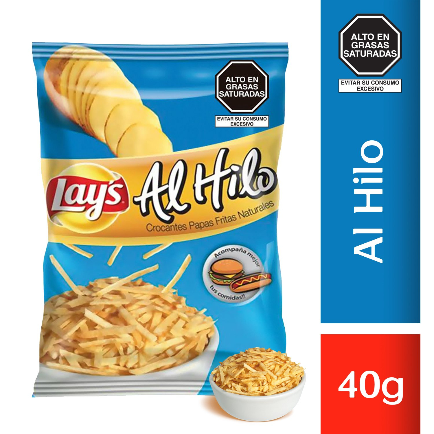 SNACK LAYS AL HILO X 40G | Finvian