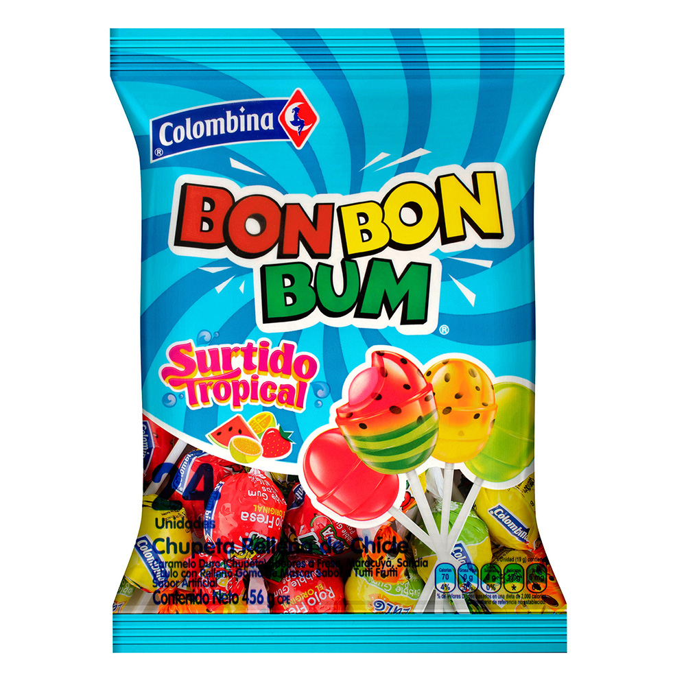 CARAMELO BON BON BUM PERU X 456GR Finvian