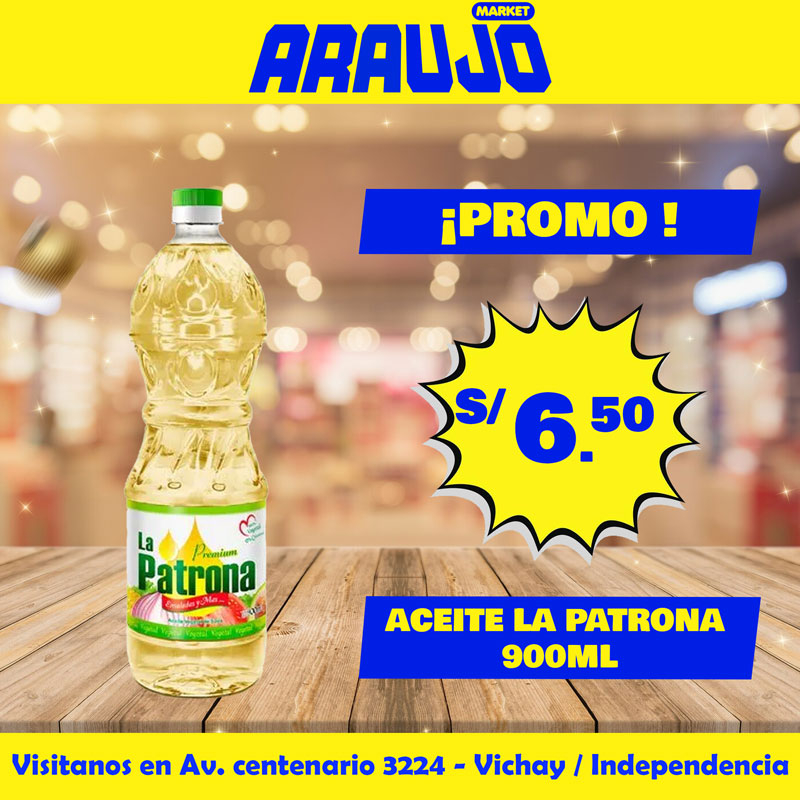 ACEITE LA PATRONA 900M